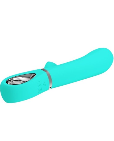 PRETTY LOVE THOMAS MULTIFUNCTION G SPOT VIBRATOR AQUA GREEN
