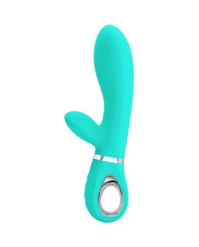 PRETTY LOVE THOMAS MULTIFUNCTION G SPOT VIBRATOR AQUA GREEN