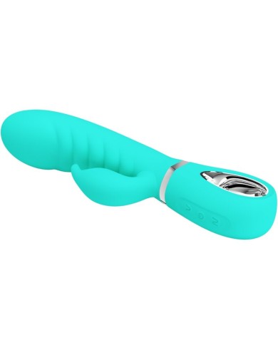 PRETTY LOVE PRESCOTT MULTIFUNCTION G SPOT VIBRATOR AQUA GREEN