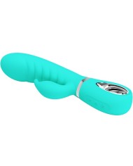 PRETTY LOVE PRESCOTT MULTIFUNCTION G SPOT VIBRATOR AQUA GREEN