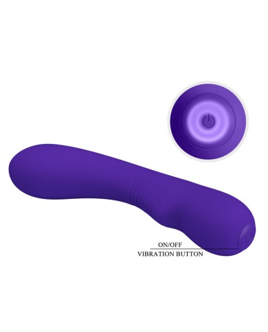 PRETTY LOVE PRESCOTT RECHARGEABLE VIBRATOR PURPLE