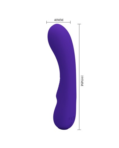 PRETTY LOVE PRESCOTT RECHARGEABLE VIBRATOR PURPLE