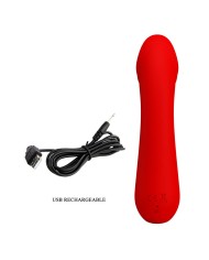 PRETTY LOVE CETUS RECHARGEABLE VIBRATOR RED
