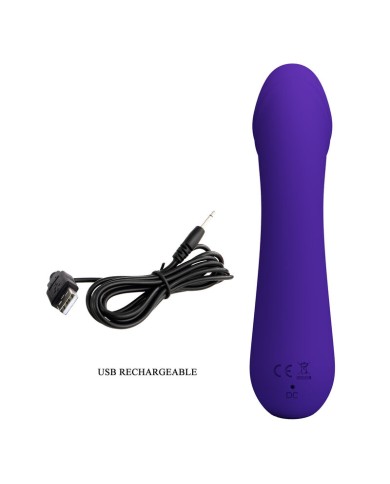 PRETTY LOVE CETUS RECHARGEABLE VIBRATOR PURPLE