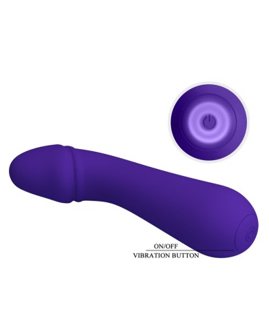 PRETTY LOVE CETUS RECHARGEABLE VIBRATOR PURPLE