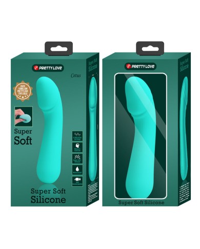 PRETTY LOVE CETUS RECHARGEABLE VIBRATOR AQUA GREEN