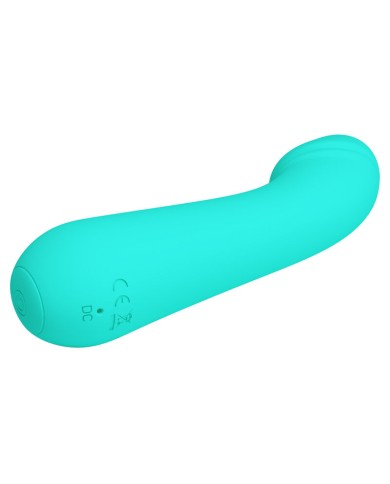 PRETTY LOVE CETUS RECHARGEABLE VIBRATOR AQUA GREEN