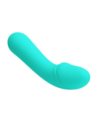 PRETTY LOVE CETUS RECHARGEABLE VIBRATOR AQUA GREEN