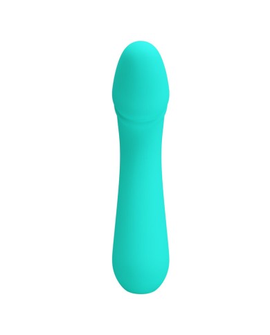 PRETTY LOVE CETUS RECHARGEABLE VIBRATOR AQUA GREEN