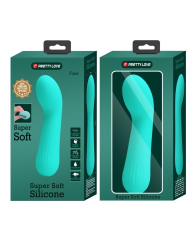 PRETTY LOVE FAUN RECHARGEABLE VIBRATOR AQUA GREEN