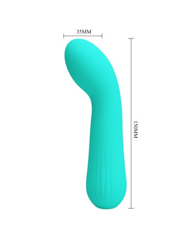 PRETTY LOVE FAUN RECHARGEABLE VIBRATOR AQUA GREEN