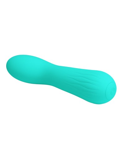 PRETTY LOVE FAUN RECHARGEABLE VIBRATOR AQUA GREEN