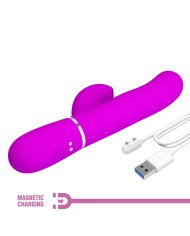 PRETTY LOVE PERLITA MULTIFUNCTION 3 IN 1 G SPOT VIBRATOR VIOLET