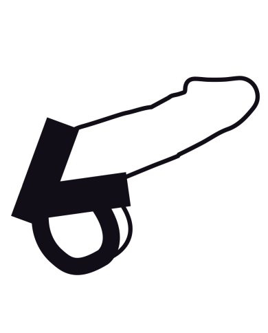 DARKNESS ANILLO DE PIEL PARA PENE Y TESTICULOS DARKNESS ANILLO DE PIEL PARA PENE Y TESTICULOS