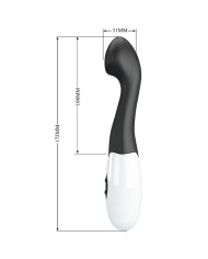 PRETTY LOVE CHARLES G SPOT VIBRATOR 30 MODES BLACK