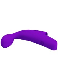 PRETTY LOVE GORGON PURPLE RECHARGEABLE FINGER VIBRATOR