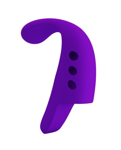 PRETTY LOVE GORGON PURPLE RECHARGEABLE FINGER VIBRATOR