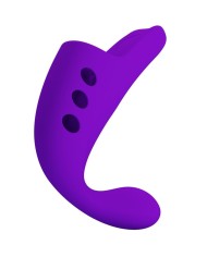 PRETTY LOVE GORGON PURPLE RECHARGEABLE FINGER VIBRATOR