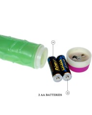 BAILE WAVES OF PLEASURE VIBRATOR 23 CM GREEN