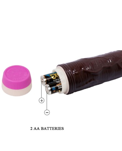 BAILE WAVES OF PLEASURE VIBRATOR 23 CM BROWN