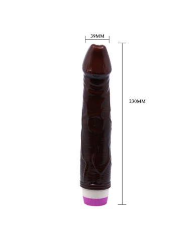 BAILE WAVES OF PLEASURE VIBRATOR 23 CM BROWN