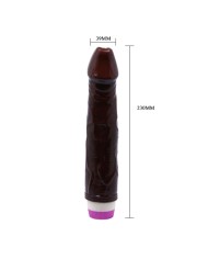 BAILE WAVES OF PLEASURE VIBRATOR 23 CM BROWN