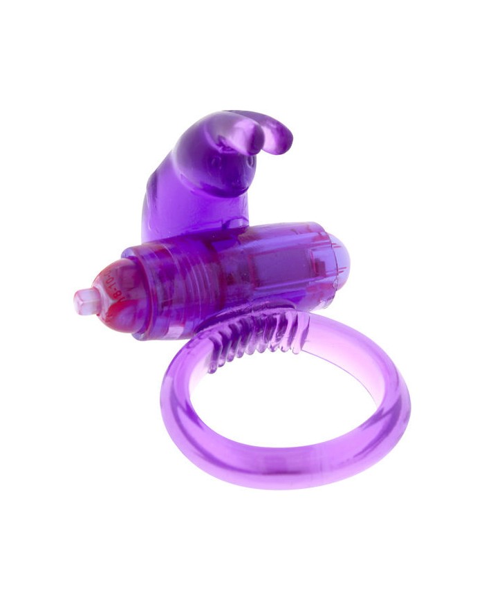SEVEN CREATIONS ANILLO VIBRADOR DE SILICONA LILA