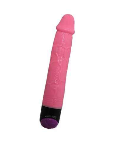 BAILE COLORFUL SEX REALISTIC VIBRATOR PINK 23 CM