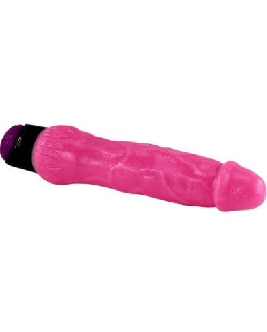 BAILE COLORFUL SEX REALISTIC VIBRATOR PINK 24 CM
