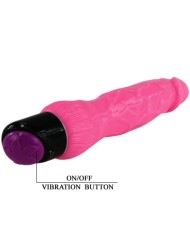 BAILE COLORFUL SEX REALISTIC VIBRATOR PINK 24 CM