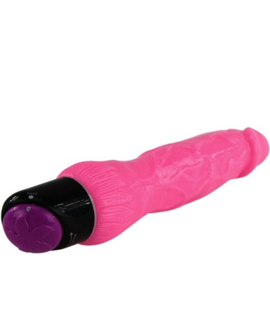 BAILE COLORFUL SEX REALISTIC VIBRATOR PINK 24 CM