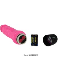 BAILE COLORFUL SEX REALISTIC VIBRATOR PINK 24 CM