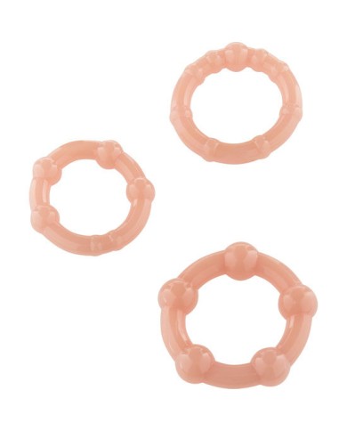 SEVEN CREATIONS JUEGO TRES ANILLOS PENE SKIN