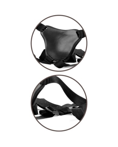 KING COCK ELITE KIT ARNES AJUSTABLE DELUXE ANILLO CON TESTICULOS DILDO 203 CM