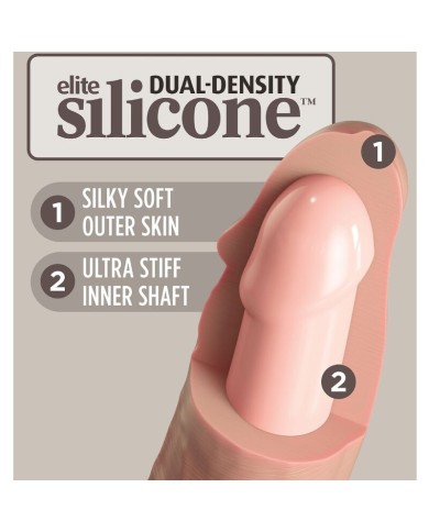 KING COCK ELITE KIT ARNES AJUSTABLE DELUXE ANILLO CON TESTICULOS DILDO 203 CM