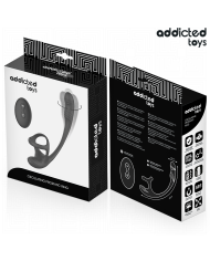 ADDICTED TOYS PLUG ANAL VIBRACION Y WAVING 360º Y ESTIMULADOR TESTICULOS