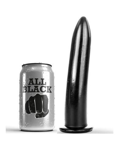 ALL BLACK DILATADOR ANAL Y VAGINAL 20 CM