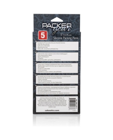 CALEXOTICS PACKING PENIS PENE DE SILICONA 1275CM CARAMELO