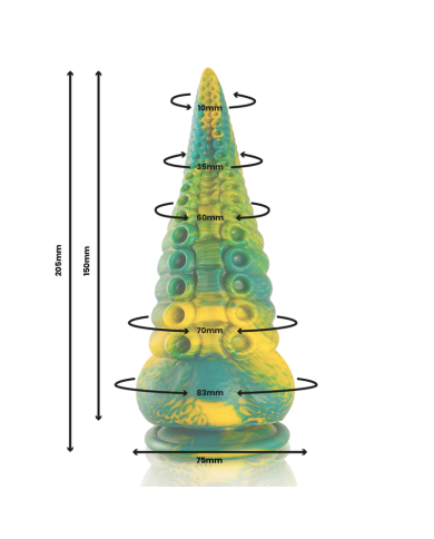 EPIC CETUS DILDO TENTACULO VERDE TAMANO GRANDE
