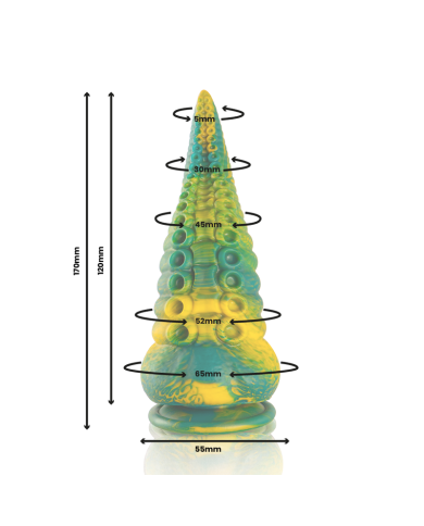 EPIC CETUS DILDO TENTACULO VERDE TAMANO PEQUENO