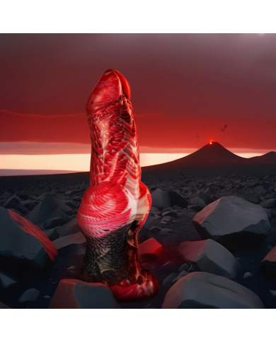 EPIC HELIOS DILDO CON TESTICULOS CALOR Y EXTASIS