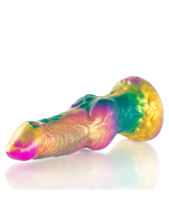EPIC IRIS DILDO CON TESTICULOS ARCOIRIS DE PLACER