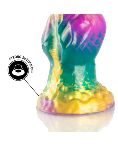 EPIC IRIS DILDO CON TESTICULOS ARCOIRIS DE PLACER
