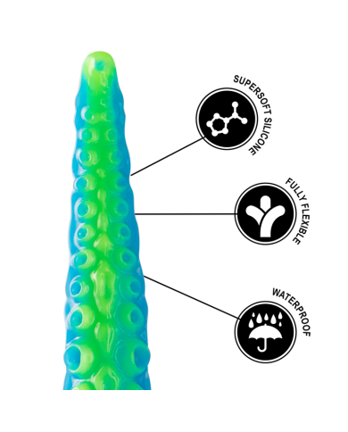 EPIC SCYLLA DILDO TENTACULO FINO FLUORESCENTE TAMANO PEQUENO