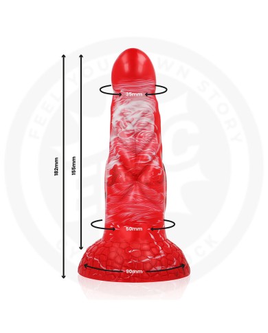 EPIC AGNIS DILDO FUEGO CARMESI