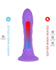 SILEXD DREAMY DILDO FANTASY SILICONA LIQUIDA TERMOREACTIVO VIOLETA 185 CM