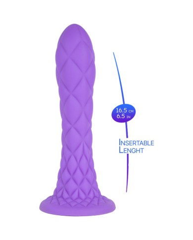 SILEXD DREAMY DILDO FANTASY SILICONA LIQUIDA TERMOREACTIVO VIOLETA 185 CM