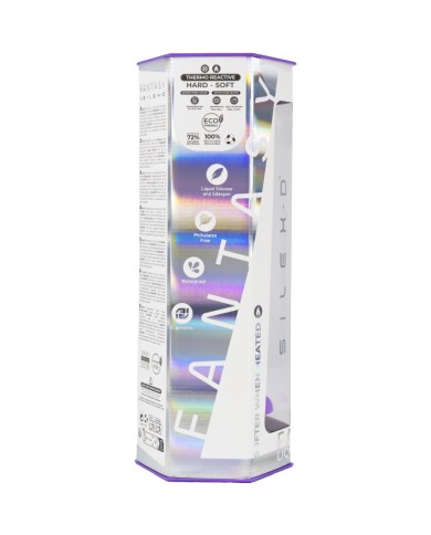 SILEXD DREAMY DILDO FANTASY SILICONA LIQUIDA TERMOREACTIVO VIOLETA 185 CM
