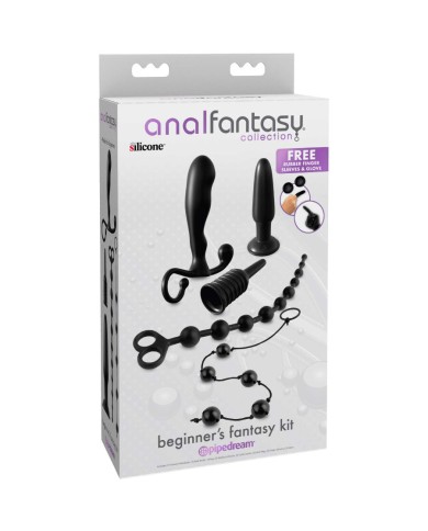 ANAL FANTASY ELITE COLLECTION KIT FANTASIA ANAL PARA PRINCIPIANTES NEGRO