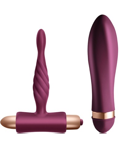 CLIMAXIMUM DARE KIT VIBRADOR TRENZADO PLUG ANAL PRINCIPIANTES